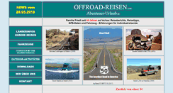 Desktop Screenshot of offroadreisen.org